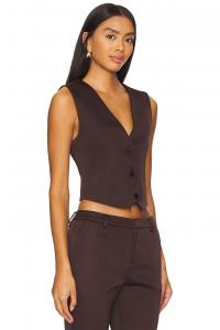 Сатиновый жилет эдвины хейви Ser.O.Ya, коричневый