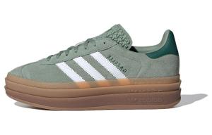 Женские кроссовки для скейтбординга adidas originals Gazelle, Белый/Зеленый