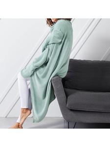 Уютное одеяло зеленого цвета Today