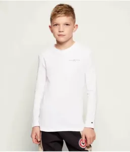 Лонгслив regular fit Tommy Hilfiger, белый