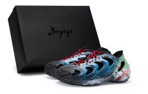 AdiFOM Q Повседневная обувь Unisex Низкий верх Черный/Синий/Зеленый Adidas Originals, Синий Зеленый Красный