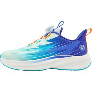 Низкие детские кроссовки с противоскользящими амортизаторами и износостойкими свойствами 34 42 QIAODAN, синий