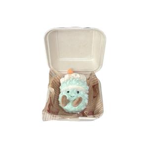 Очаровательный брелок кукла торт на день рождения подвеска/плюшевая кукла высота 13см/25см ROUERXIONG, 13Cm Pendant-Green+Takeout Box