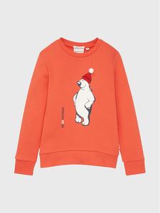 Толстовка обычного кроя Tom Tailor, оранжевый