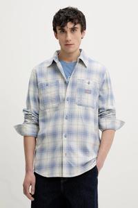 Хлопковая рубашка Dickies, синий