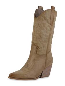 Сапоги VAN HILL Cowboy Evelyn, хаки