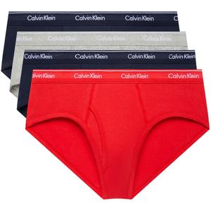 Кальвин Кляйн Трусы мужские 4 шт, GVD-синий/синий/серый/красный