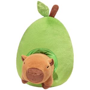 Плюшевая игрушка авокадо капибара плюшевая кукла высота 35см/45см/55см Small bubble
