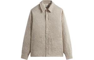 Свободная рубашка с воротником и фактурной букле KITH, из хлопка