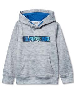 Легкая спортивная толстовка с капюшоном для девочек Lands' End, Cocoon heather gamer