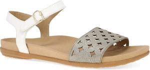 Женские плоские сандалии Jodie в белом цвете Dansko