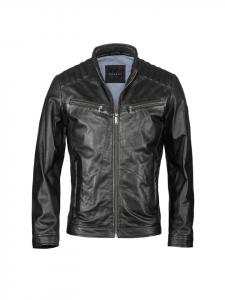 Кожаная куртка Bugatti, черный