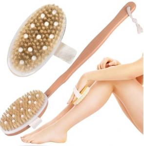 Массажная щетка, Умывание, Пилинг тела, Сухой и влажный, Антицеллюлитный Ultimar