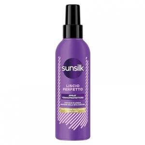 Термозащитный спрей для волос Smooth Line Perfect против завивки защищает от фена и выпрямляет волосы, ультралегкая текстура с аргановым маслом, протеинами шелка и биотином 200 мл Sunsilk