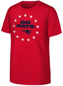 Одежда команды НФЛ, молодежная красная футболка команды New England Patriots, местная спортивная одежда NFL Team Apparel