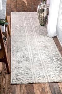 nuLOOM Sarina Tribal Diamonds ковер-дорожка 82 x 244 см,, Grey, Runner