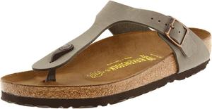 Женские сандалии Birkenstock Sydney Birko-Flor, Big Kid (8-12 Years) Stone Birkibuc