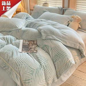 LUOLAI HOME Комплект постельного белья, 200 см, 4 предмета