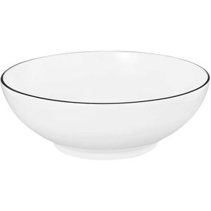 Десертная миска Lido Black Line, 1 шт., фарфор, круглая, 15 см Seltmann Weiden, белый/черный