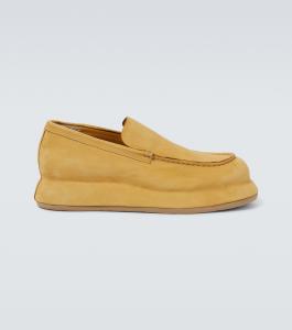 Замшевые лоферы на платформе Les Mocasins Bricciola Jacquemus, Dusty Yellow
