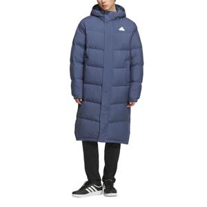 Adidas Пуховики Unisex Gray Blue/White