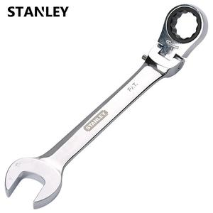 Ключ двойного назначения Stanley 19 мм, метрическая прецизионная полированная живая головка, быстродействующая трещотка, быстродействующий ключ двойного назначения 91-909-1L-22