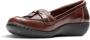 Женские лоферы Clarks Ashland Bubble без застежки, коричневый