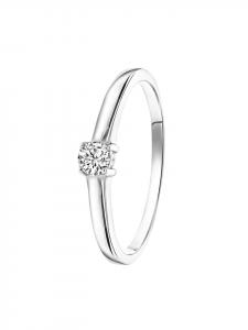 Lucardi Круглое кольцо из стерлингового серебра 925 пробы