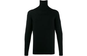 Ambush Мужской свитер с высоким воротником, черный, умеренно прямой крой