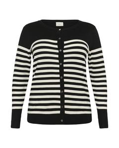 Вязаный кардиган KAFFE CURVE Lizzy, черный