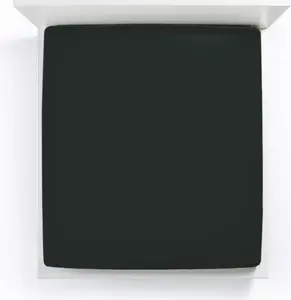Простыня Bella Donna Jersey La Piccola, черная, размер 120х190-200 Formesse