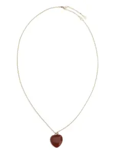 Ожерелье с кулоном в форме сердца Valentino Garavani, красный