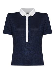 Двухцветный топ-поло rag & bone, синий