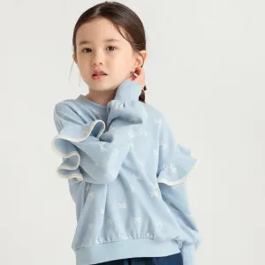 Толстовка с оборками на плечах Branshes, цвет Blue Gray