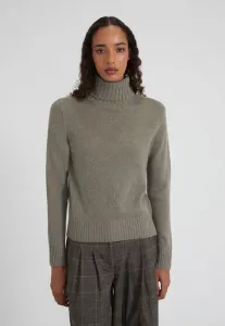 Джемпер обычного цвета с высоким воротником kaschmir Style Republic, Olive Melange