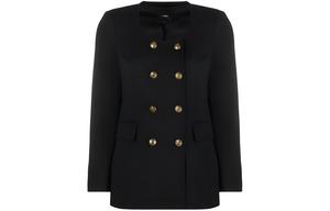 Пиджак с круглым вырезом и застёжкой на пуговицы PINKO, черный