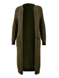 Вязаный кардиган YOEK Knit Cardigan, оливковый