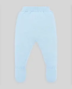 Детские вязаные леггинсы коллекции Esencial Paz Rodríguez, небесно-голубой