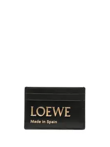 Картхолдер с тисненым логотипом LOEWE, черный