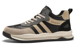 Высокие кеды мужские G.N.SHIJIA, бежевые