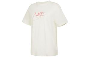 Футболка Nike Embroidery Printed Round Neck Short Sleeve FB8204-133, белый