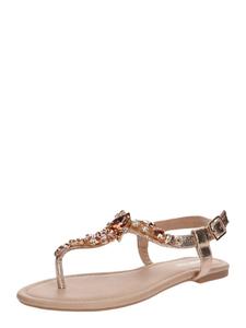 Сандалии с Т-образным ремешком About You Zazou, розовый