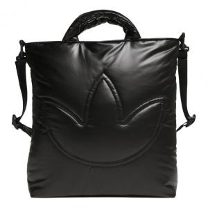 Adidas Originals Полиуретановая наплечная сумка кросс-боди унисекс черная, Black