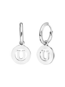 Серьги в форме буквы U, круглые Lucardi