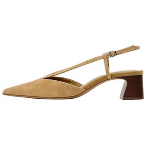 ZARA Женские туфли на платформе с массивным каблуком brown