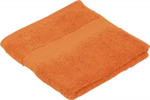 Полотенца Gözze "New York", (2 шт.), в наборе, современные однотонные цвета, со структурированной каймой, чистый хлопок 50х100 см (2 шт.), цвет orange