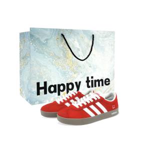 Adidas VL COURT 2.0 Blazing Smile, классическая амортизация, износостойкие низкие кроссовки German Army женские красные