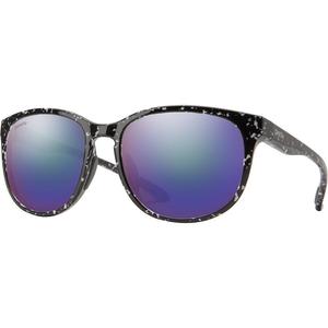 Солнцезащитные очки Smith Lake Shasta ChromaPop Polarized Smith, Black Marble/ChromaPop Polarized Violet Mirror