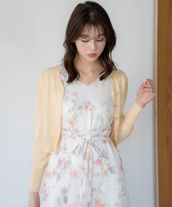 Простой вязаный кардиган Noela, цвет Yellow