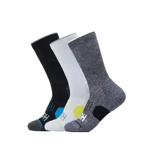 Носки до середины икры Унисекс 3 пары HOKA ONE ONE, Белый+Черный+Серый (3 пары)